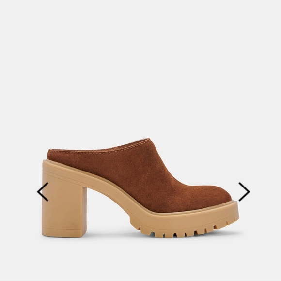 Carry Heels in Came Suede Size 8 - Picture 7 of 14